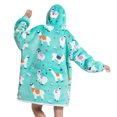 thumbnail image 4 of Manta de Franela Con Capucha ANGGREK Sudadera Con Capucha Cómoda Y Cálida Gran Tamaño Adultos, 4 of 6