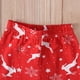 thumbnail image 5 of Conjunto de 2 piezas de camiseta y pantalones de alce de nieve de manga larga para niños y niñas, ropa de Año Nuevo para bebés y niños, 5 of 5