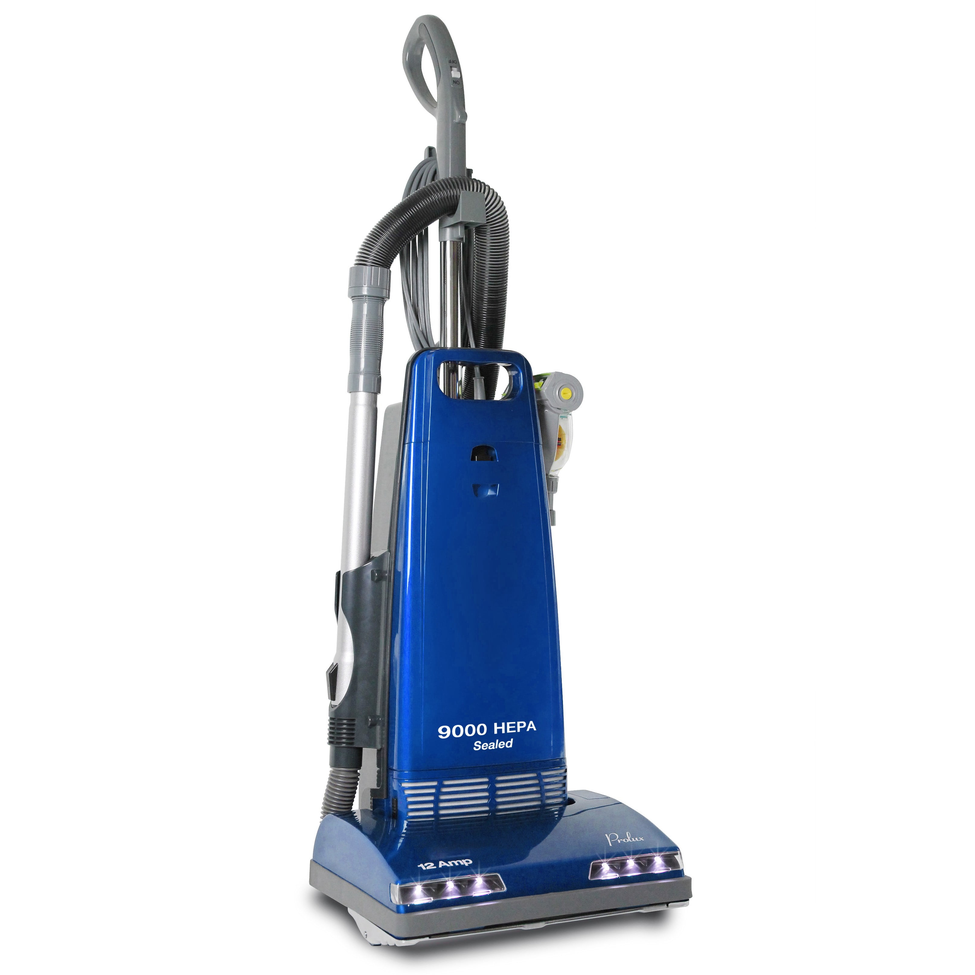 Prolux 9000 Upright Sealed HEPA Vacuum with 12 Amp Motor on Board Tools