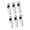 White, variant on 6pcs Phone Card Eject Pin With Soft Silicone Case For Various Smartphones