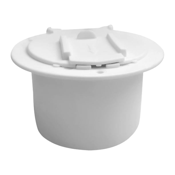 Escotilla de cable eléctrico Accesorios para RV Piezas de repuesto de alto rendimiento Profesional Blanco