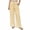 Pants-Yellow, variant on Women's Stripe Wide Leg Pants Casual Elastic Stripe Loose Straight Leg Trousers with Pocket Daily Comfy Long Pants,Blue,3XL
