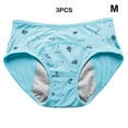 thumbnail image 4 of Minnieouse Bragas de período de dibujos animados para niñas, ropa interior menstrual fisiológica, bragas, lencería transpirable para Ropa interior Azul claro METRO, 4 of 6