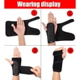 thumbnail image 3 of Muñequera con placa de acero para compresión del túnel carpiano, soporte para muñeca para dormir nocturno, férula de muñeca ajustable para hombres y mujeres, deporte y Fitness YUNYI BRAND Deportes, 3 of 8