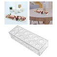 thumbnail image 2 of Jarrón de flores de acrílico, accesorio para fotos, soporte para flores, jarrón rectangular largo, jarrones de acrílico 12 hoyos, 2 of 9