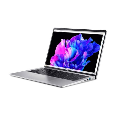 Acer Swift Go 14 SFG14-72T - 180-degree hinge design - Intel Core Ultra 7 - 155H / up to 4.8 GHz - Evo - Win 11 Home - Intel Arc Graphics - 16 GB RAM - 512 GB SSD - 14" touchscreen 1920 x 1200 - Wi-Fi 6E - pure silver - kbd: US Intl