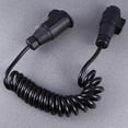 thumbnail image 2 of Shisuyan Commercial Vehicle Rv Caravan Trailer Cable Black 1Pcs 2M Long, 2 of 8