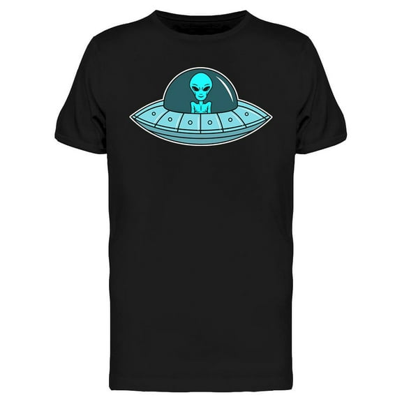 Alien Ufo  T-Shirt Men -Image by Shutterstock, Male 3X-Large