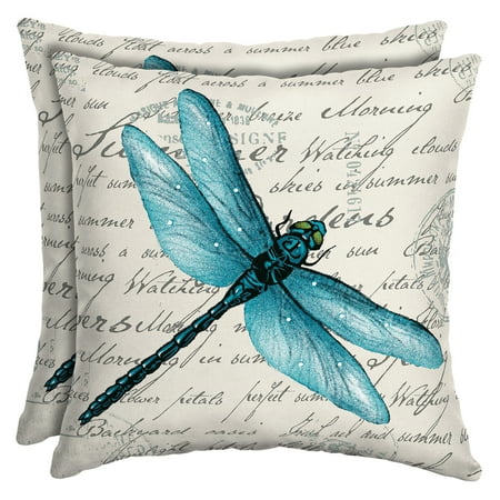 16 Throw Toss Pillow - Mainstays Dragonfly Outdoor Patio 16