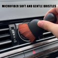 thumbnail image 3 of LAICAIW Car Interior Detailing Brush, Ultra Soft Non-Scratch Dust Brush, Car Interior Cleaning Tool for Cleaning Panels, Air Vent, Leather (Brown),1PCS, 3 of 6