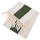 thumbnail image 2 of Mantel rústico, camino de mesa de granja, mantel decorativo, mantel de fiesta, camino de mesa bohemio con borlas para decoración de mesa de comedor, 2 of 6