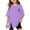 Purple, variant on YM Kids Shirts Girls Purple for 15-16 Years,Girls Fashion Design Split Short Sleeve T Shirt Casual Round Neck Blend Tee for Kids