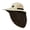 Khaki, variant on Quick-Dry Sun-Proof Wide Brim Hat for Men Women UV Protection Breathable Polyester Outdoor Fishing Hiking Beach Travel