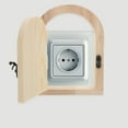 thumbnail image 4 of 1Pack Protective Wooden Switch Cover For Interior Decoration 15.6X4.7X1In, 4 of 9