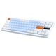 thumbnail image 3 of Teclado Inalámbrico BT 2.4G para Juegos 68 Teclas 2 Modos () Blanco Azul, 3 of 9