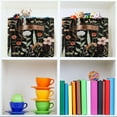 thumbnail image 6 of GZHJMY Watercolor Flowers Plant Foldable Canvas Storage Bin, Sturdy Fabric Storage Basket with Handles, Storage Cube Box for Organizing Shelf Nursery Toy Closet 1PCS#362, 6 of 7