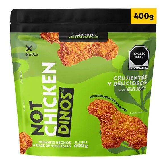Nuggets NotCo Not Chicken Dinos sabor pollo 400 g