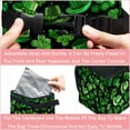 thumbnail image 4 of Saint Patrick's Day Foldable Car Trash Can with Lid, Leak-Proof Car Trash Bin, Hanging Storage Bag Car Garbage Can, 4 of 6