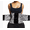 White, variant on Plus Size Waist Trainer Long Torso Waist Cincher Trimmer Ab Belt Tummy Control Body Shaper Triple Wrap for Women, High Compression Waist Trainer Belt, Back Support Belt for Apparel