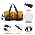 thumbnail image 4 of Pofeuu Colorful Sweaters And Strings Print Travel Duffel Bag,Sports Tote Gym Bag,Shoulder Weekender Overnight Bag for Women Gym Bag, 4 of 6