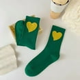 thumbnail image 2 of Ashirexll Warm Socks for Women, Womens Ankle Socks, Casual Valentines Day Print Sole Letter Mid Tube, 2 of 3