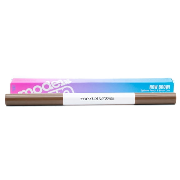 Models Own Now Brow Eyeshadow Pencil & Brush Duo, Chestnut 131 .007oz