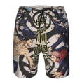 thumbnail image 4 of Men's Jujutsu Anime Kaise Swim Trunks Hawaiian Bathing Mesh Lining Suit Swimsuits Beach Shorts with Pockets, 4 of 8