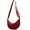 Red, variant on Womens Crossbody Bag Y2K Purse Fairycore Messenger Bag Harajuku Aesthetic Canvas Tote Bag Preppy Shoulder Handbags (Black)