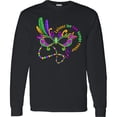 thumbnail image 3 of Inktastic Laissez Les Bon Temps Rouler Mardi Gras Mask Long Sleeve T-Shirt, 3 of 5