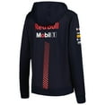 thumbnail image 3 of Women's Castore Navy Red Bull Racing 2023 Full-Zip Hoodie Jacket, 3 of 3