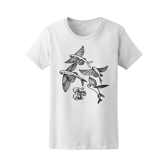 Graphic Flying Fish Tee Women's -Image by Shutterstock