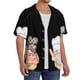 thumbnail image 2 of Fotbe Little Chef Gnome Camisa Estampada de Manga Corta para Hombre, Casual de Verano, Estilo Playero, Sin Arrugas-Medium, 2 of 5