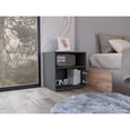 thumbnail image 3 of Mesa de Noche Galanto Plata Oscuro y Miel Virtual Muebles, 3 of 8
