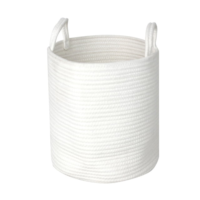 Toystoory Cesta de almacenamiento de tela Tejido apretado para un duradero y cómodo Tejido de hilo de algodón Cesta de almacenamiento de hilo Type2 NO2