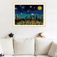 thumbnail image 3 of Matsuzay Pintura de diamantes de animales y noche tranquila, diamantes de imitación, punto de cruz de cristal, cuadro decorativo para el hogar Artesanía, 3 of 6