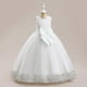 thumbnail image 2 of Odeerbi 7-14 Años Chicas Vestido de Baile Sin Mangas Con Cintura Arco Lentejuelas Tul Piso Longitud Vestido de Princesa Para La Fiesta Formal de La Boda, 2 of 6
