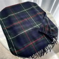 thumbnail image 4 of Yuanlong Winter Scarves Oversized Classic Plaid Knitted Tassel Shawls Wraps Early Spring Outings Neckwear Lady Soft Scarf, 4 of 6