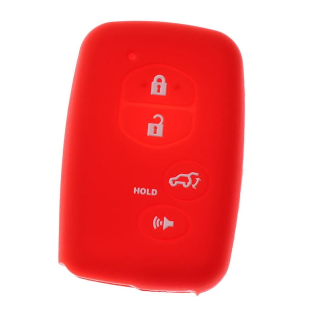 Funda de silicona para mando a distancia de llave de coche, 1 pieza, adecuada para Venza rojo