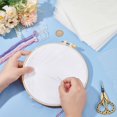 thumbnail image 3 of 150 Sheets Wash Away Stabilizer for Embroidery (7.87 x 7.87 Inch) Transparent PVA Stick and Stitch Embroidery Water Soluble Fabric Embroidery Stabilizer for Hand & Machine, 3 of 6