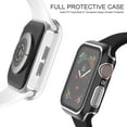 thumbnail image 2 of 9 Pack Compatible Apple Watch Case with Tempered Glass Screen Protector,Edge Full Coverage Hard PC Cover（Silver+Black Silver，40mm）, 2 of 6