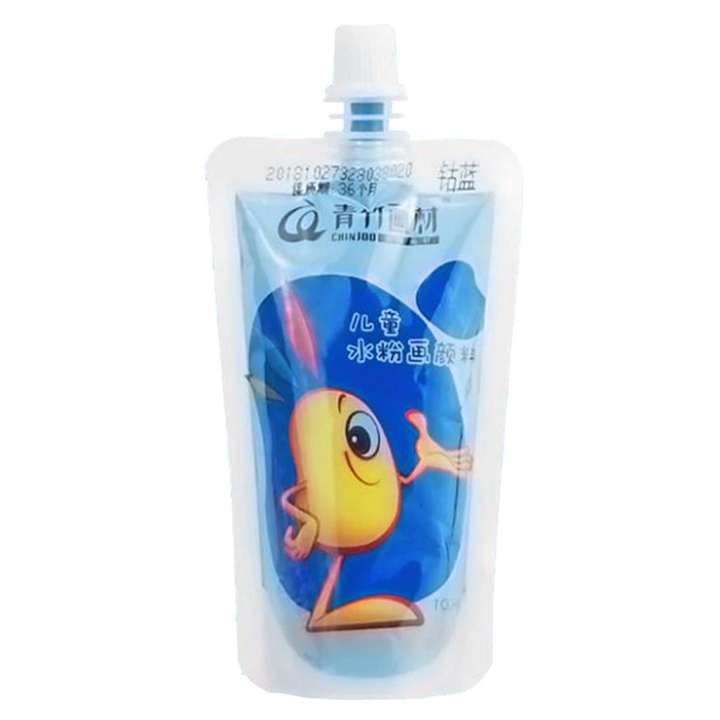 FVDPWYE Artist Kids Washable Gouache Paints Opaque Pigments for Watercolor Painting Wall Blue
