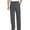 Dark Gray, variant on Men's 100% Cotton Drawstring Elastic Waist Straight Leg Pants, Casual Beach Vacation Trousers with Pockets S-3XL