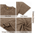thumbnail image 6 of Sundazz Cropped T shirts for Women Oversized Vintage Cotton Tee Short Sleeve Summer Tops Casual Shirts, 6 of 8