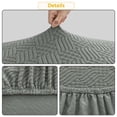 thumbnail image 4 of SIELUNO Velvet RV Cushion Covers with 1 Backrest Cover And 1 Seat Cover,RV Dinette Cushion Covers Set Of 2, 4 of 6