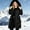 A31 Black, variant on Long Winter Coat for Women Hood Zip up Padded Quilted Jackets Warm Long Sleeve Casual Down Coats Fashion Plus Size Outerwear Jacket with Pockets, S-5XL
