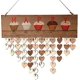 thumbnail image 1 of Birthday Reminder Calendar Wooden Diy Wall Hanging Cupcake Calendar With Heart Wooden Tag Home Wall Decor (brown) (1pc, 1 of 5
