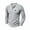 Gray Tops, variant on Dagegui Workout T-Shirts for Men Waffle Long Sleeve Henley Shirt Button Down Pullover Slim Fitness Muscle Tops Blue S
