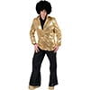 thumbnail image 2 of Funny Fashion FF782702LG Men's Gold Disco Jacket Costume - Large, 2 of 2