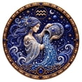 thumbnail image 2 of 12 Zodiac Signs Pearl Art Kit, Beginner-Friendly Pearl Diamond Painting Set, Calming Craft Activity for Stress Relief & Zodiac-Themed Decor (Aquarius), 2 of 7