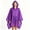 Purple, variant on Kilaqueen Reusable EVA Rain Poncho with Drawstring Hood Lightweight Waterproof Raincoat for Adults Unisex Long Rain Cape for Hiking Camping
